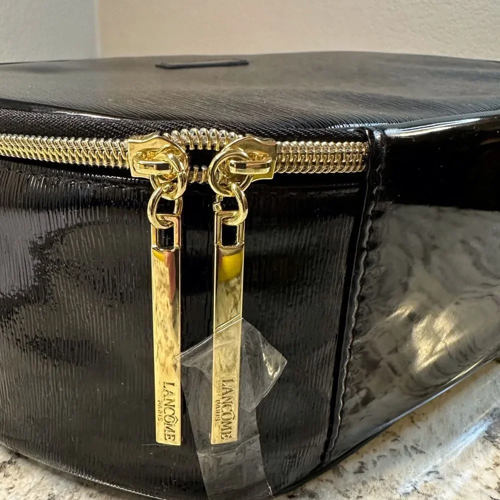 Lancôme Black Train Case Cosmetic Bag